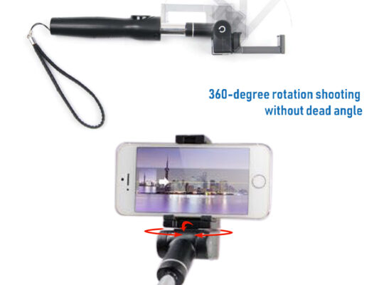 360℃ rotation bluetooth motorized selfie stick