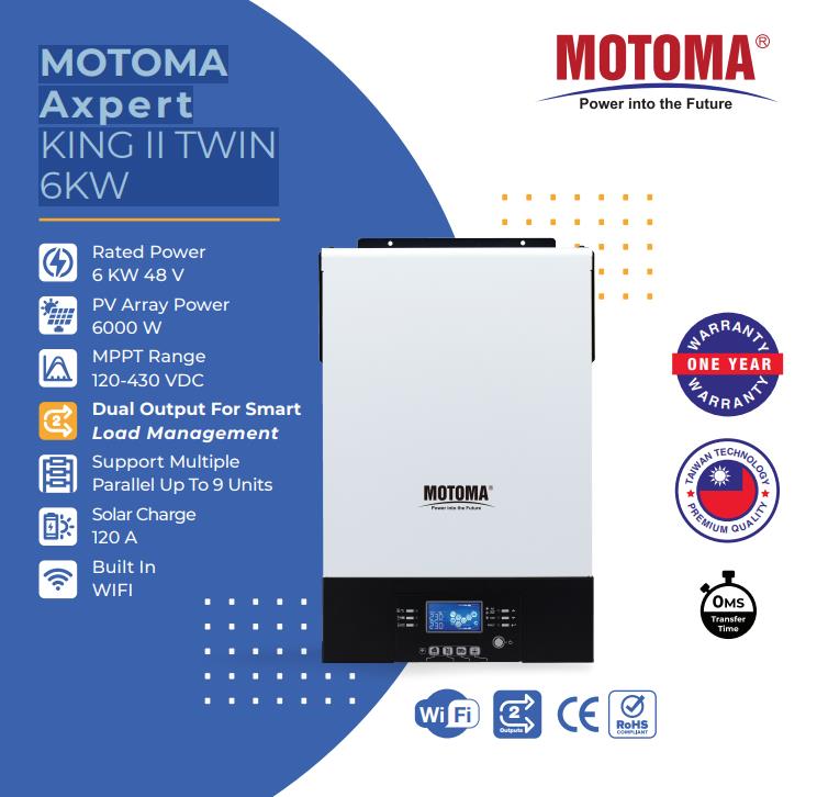 axpert king II twin
