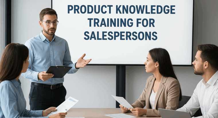 ⭐ Product Knowledge Training for Salespersons: The Complete Guide 2025